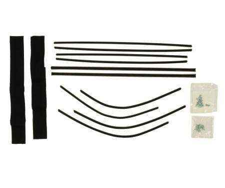 PUI Interiors 1958 Chevrolet Impala Hardtop Window Felts F213-1