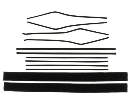 PUI Interiors 1955-1957 Chevrolet Bel Air Hardtop Window Felts F212-1