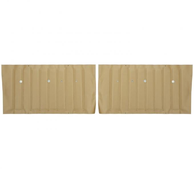 PUI Interiors 1967-1968 Chevrolet Truck Light Saddle Un-Assembled Front Door Panels 67TD35