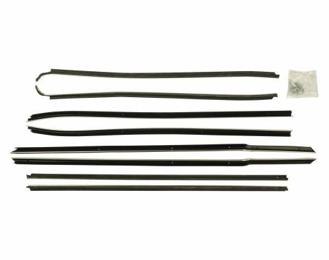 PUI Interiors 1967-1968 Chevrolet Impala Hardtop Window Felts F221-1