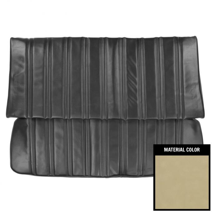 PUI Interiors 1974 Monte Carlo Hardtop Neutral Rear Bench Seat Cover 74MS29C