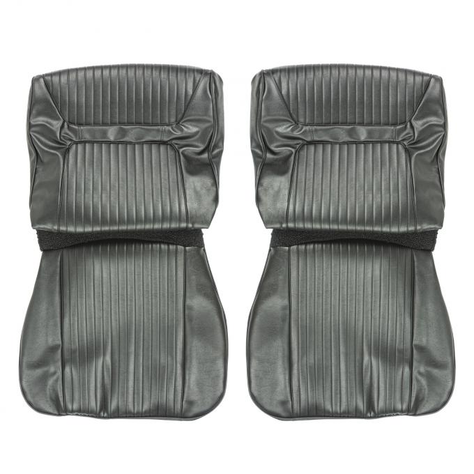 PUI Interiors 1964 Chevrolet Impala/SS Black Front Bucket Seat Covers 64BS55U