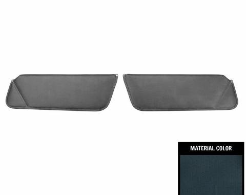 PUI Interiors 1971-1972 Chevrolet Impala Hardtop Dark Blue Sun Visors SV28105BC