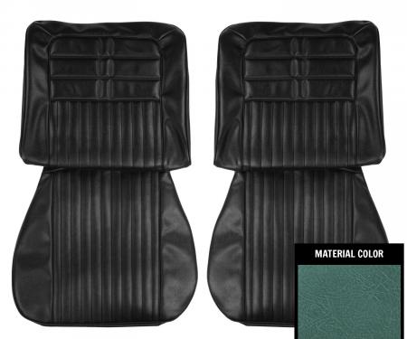 PUI Interiors 1963 Chevrolet Impala/SS Aqua Front Bucket Seat Covers 63BS50U