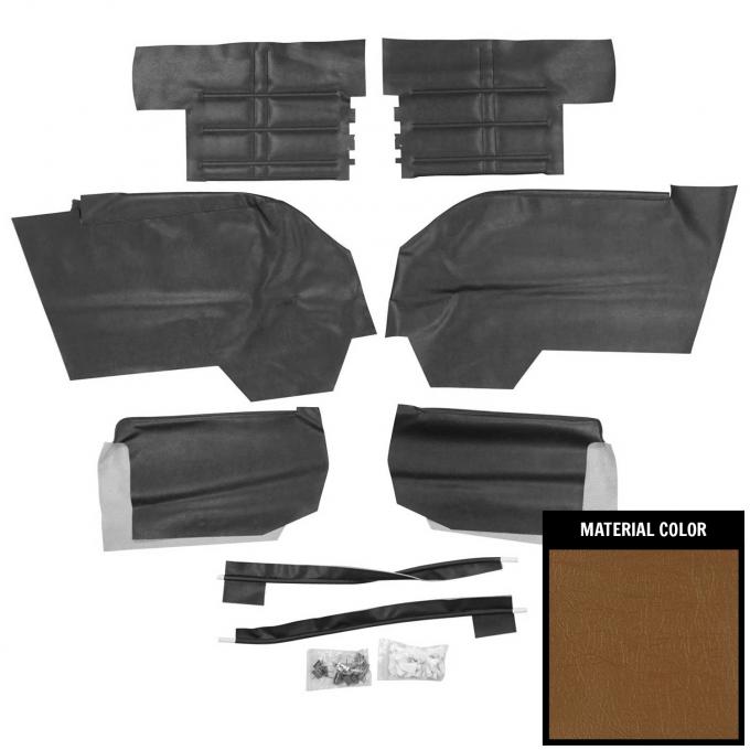 PUI Interiors 1963 Chevrolet Impala/SS Convertible Saddle Rear Door Panels 63BD65V