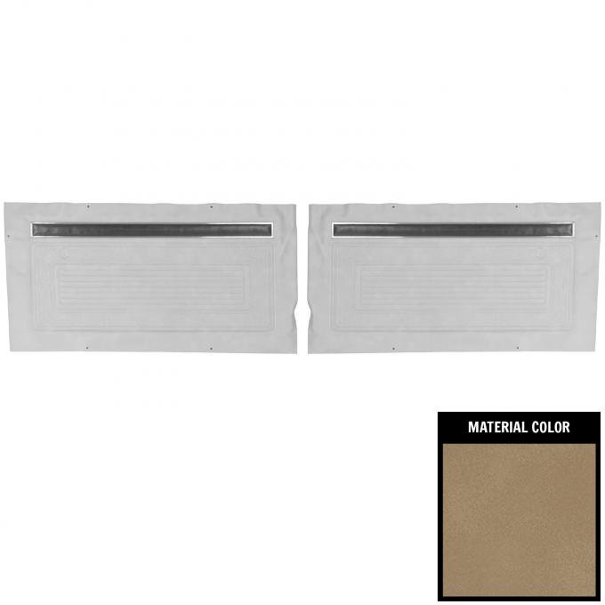 PUI Interiors 1970-1971 Chevrolet Truck Unassembled Sandalwood Front Door Panels 70TD41