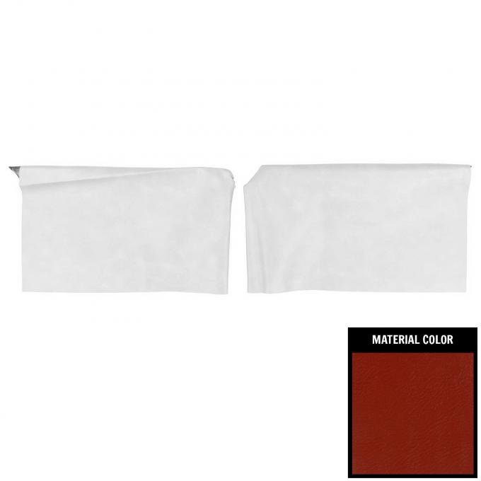 PUI Interiors 1970 Chevrolet Impala Hardtop 70 Red Rear Arm Rest Covers 69BR31C