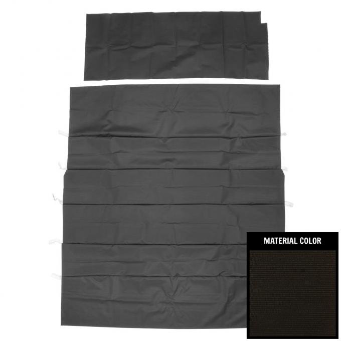 PUI Interiors 1969 Chevrolet Impala Hardtop Standard Black Ribbed Headliner 69BH100R