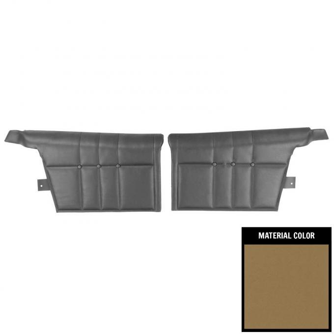 PUI Interiors 1965 Chevrolet Impala Convertible Pre-Assembled Light Saddle Rear Door Panels 65BDN35VP