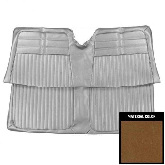 PUI Interiors 1963 Chevrolet Impala Hardtop Saddle Rear Bench Seat Cover 63BS65C