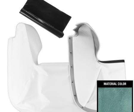 PUI Interiors 1964 Chevrolet Impala Light Blue Convertible Top Boot 64BT56