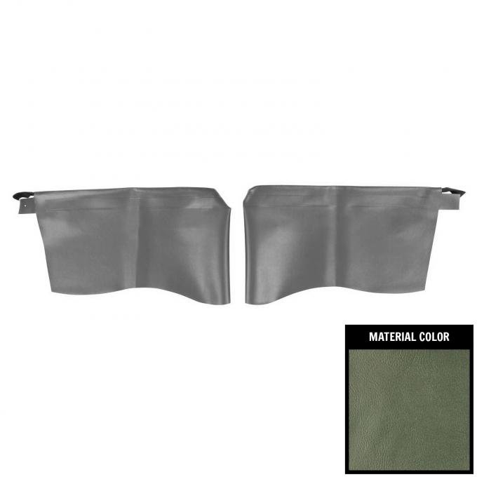 PUI Interiors 1965 Chevrolet Impala SS Hardtop Aqua Rear Arm Rest Covers 65BR02C