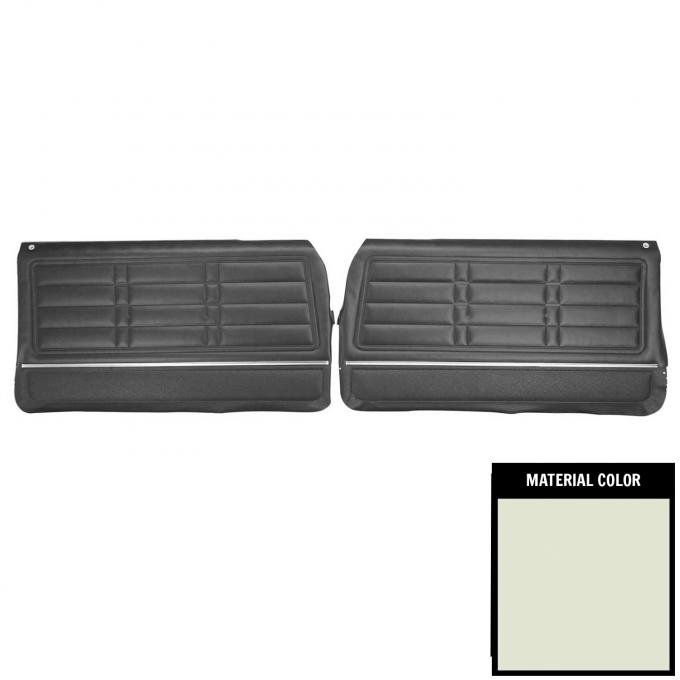 PUI Interiors 1966 Chevrolet Impala SS Pre-Assembled Fawn Front Door Panels 66BD22-P