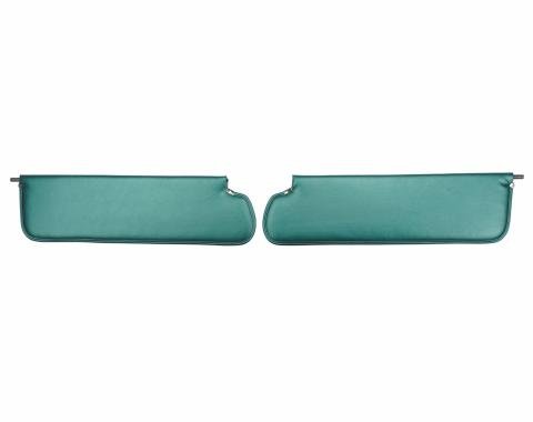 PUI Interiors 1967-1968 Chevrolet/GMC Truck Dark Aqua Sun Visors SV2204