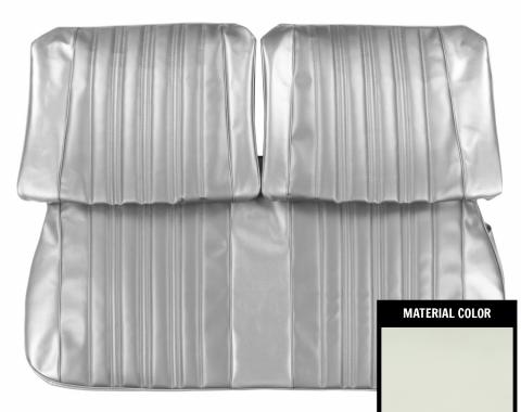 PUI Interiors 1966 Chevrolet Impala/SS White Front Bench Seat Cover 66BS37B