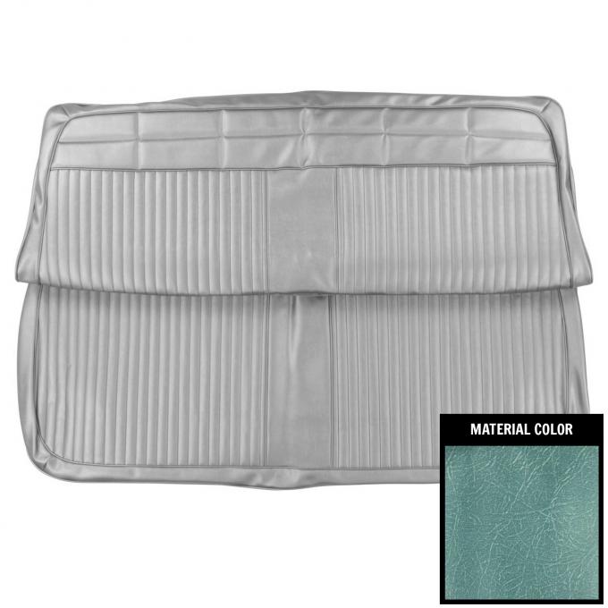 PUI Interiors 1963 Chevrolet Impala 4 Door Light Blue Front Bench Seat Cover 63BS4D56B