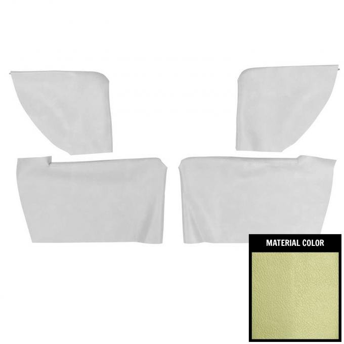 PUI Interiors 1969 Chevrolet Impala Convertible Light Green Rear Arm Rest Covers 69BR23