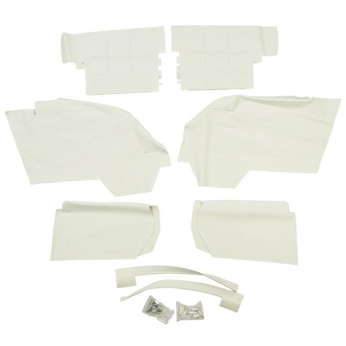 PUI Interiors 1962 Chevrolet Impala Convertible / "SS" Convertible White Rear Door Panels 62BD69V