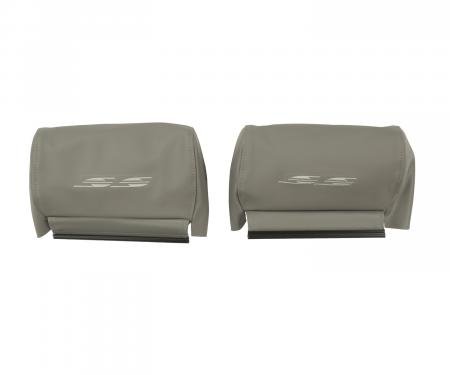 PUI Interiors 1994-1996 Chevrolet Impala SS 10.5" Gray Head Rest Covers 94BHGLU-1