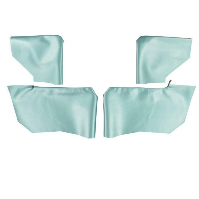 PUI Interiors 1968 Chevrolet Impala Convertible Light Blue Rear Arm Rest Covers 68BR12