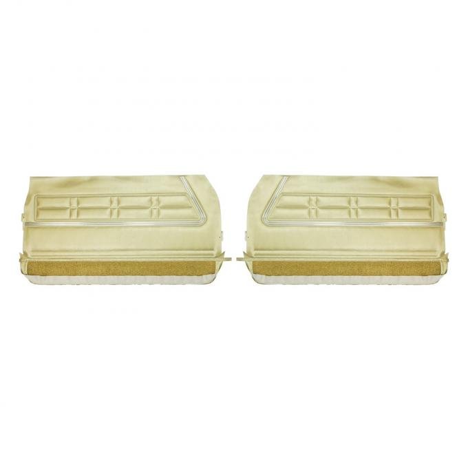 PUI Interiors 1967 Chevrolet Impala Gold Front Door Panels 67BD43