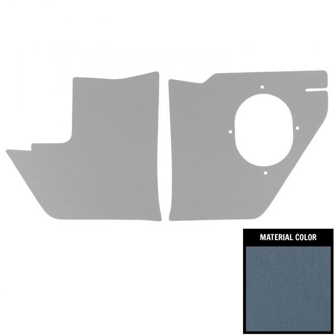 PUI Interiors 1963 Chevrolet Impala Light Blue Kick Panel W/Air 63BK69A