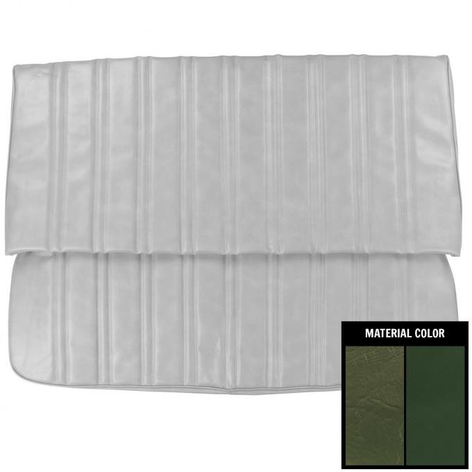 PUI Interiors 1973 Monte Carlo Hardtop Jade Green Rear Bench Seat Cover 73MS25C