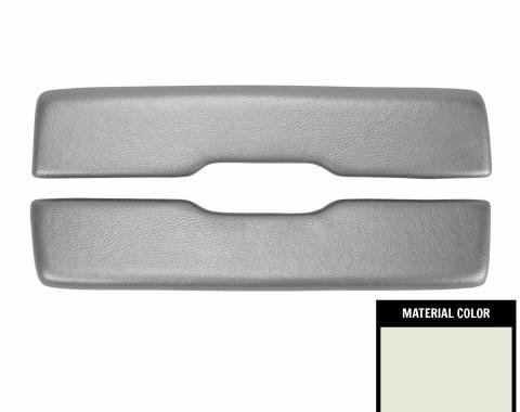 PUI Interiors 1965-1966 Chevrolet Impala White Arm Rest Pads ARP7-37