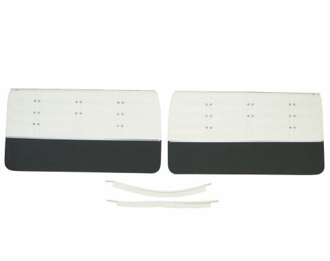 PUI Interiors 1963 Chevrolet Impala/SS Pre-Assembled White Front Door Panels 63BD69FP