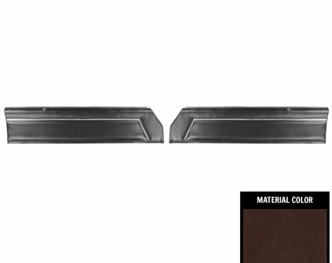 PUI Interiors 1980 Chevrolet Malibu / El Camino Pre-Assembled Maroon Front Door Panels 78AD01-P