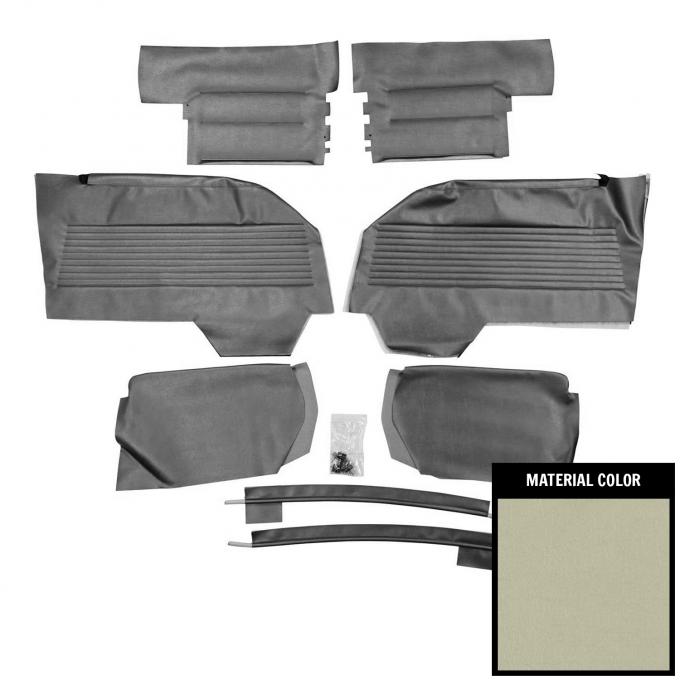 PUI Interiors 1964 Chevrolet Impala Convertible Fawn Rear Door Panels 64BD58V