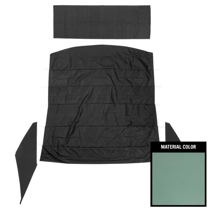 PUI Interiors 1965-1966 Chevrolet Impala Aqua Basketweave Headliner 65BH107A