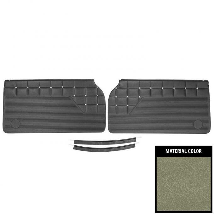 PUI Interiors 1962 Chevrolet Impala/SS Pre-Assembled Fawn Front Door Panels 62BD57FP