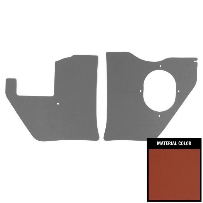 PUI Interiors 1961-1962 Chevrolet Impala Red Kick Panel W/Air 61BK67A
