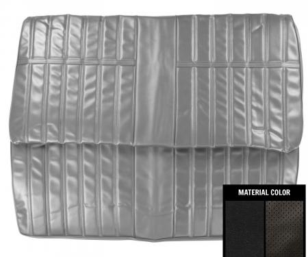 PUI Interiors 1971-1972 Chevrolet Impala Convertible Black Rear Bench Seat Cover 71BS10V