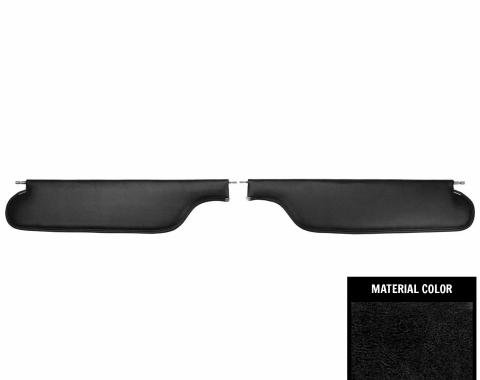 PUI Interiors 1973-1987 Chevrolet Truck Black Sun Visors SV3070