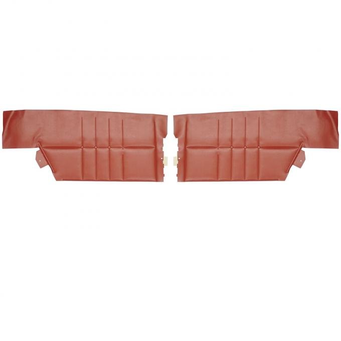 PUI Interiors 1965 Chevrolet Impala Hardtop Red Rear Door Panels 65BDN30C