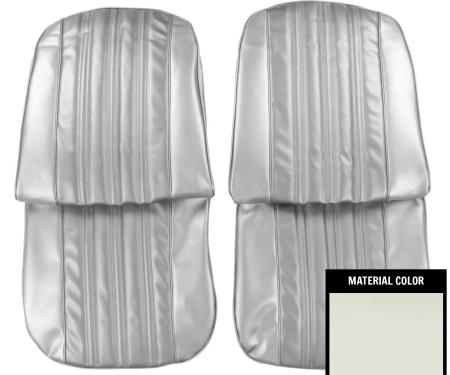 PUI Interiors 1966 Chevrolet Impala/SS White Front Bucket Seat Covers 66BS37U