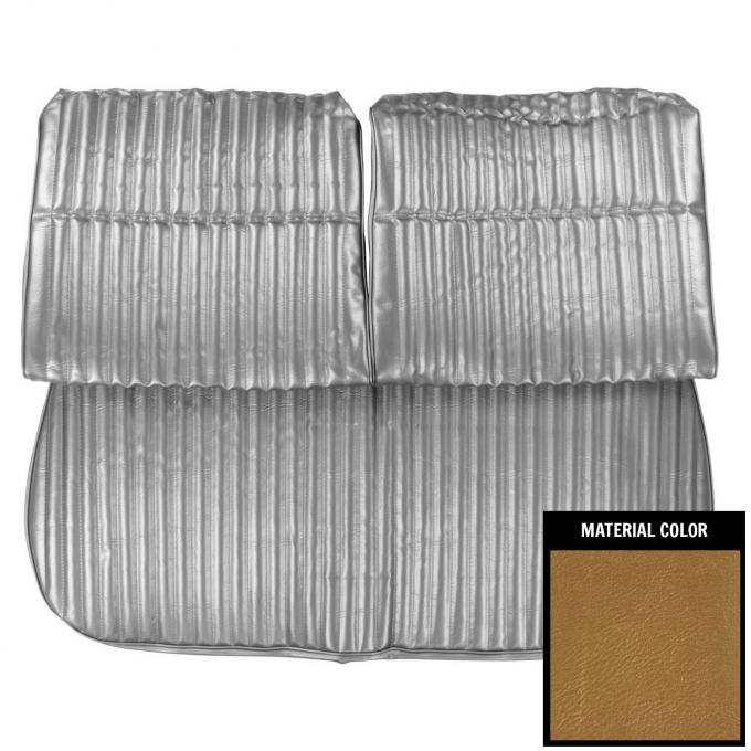 PUI Interiors 1970 Chevrolet Monte Carlo Gold Front Bench Seat Cover 70MS43B