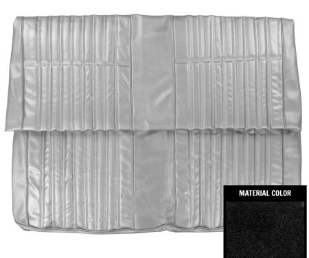 PUI Interiors 1970 Chevrolet Impala Convertible Black Rear Bench Seat Cover 70BSN10V
