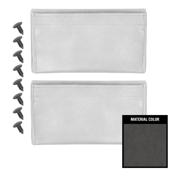 PUI Interiors 1979-1991 GM Truck/Blazer/Jimmy/Suburban Gray Vinyl Door Panel Map Pockets 81TDMP02
