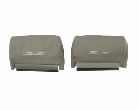 PUI Interiors 1994-1996 Chevrolet Impala SS 10.5" Gray Head Rest Covers 94BHGLU-1