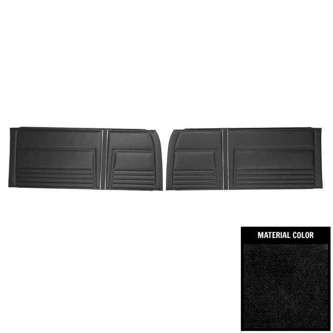 PUI Interiors 1967 Chevrolet Nova Black Front Door Panels D291