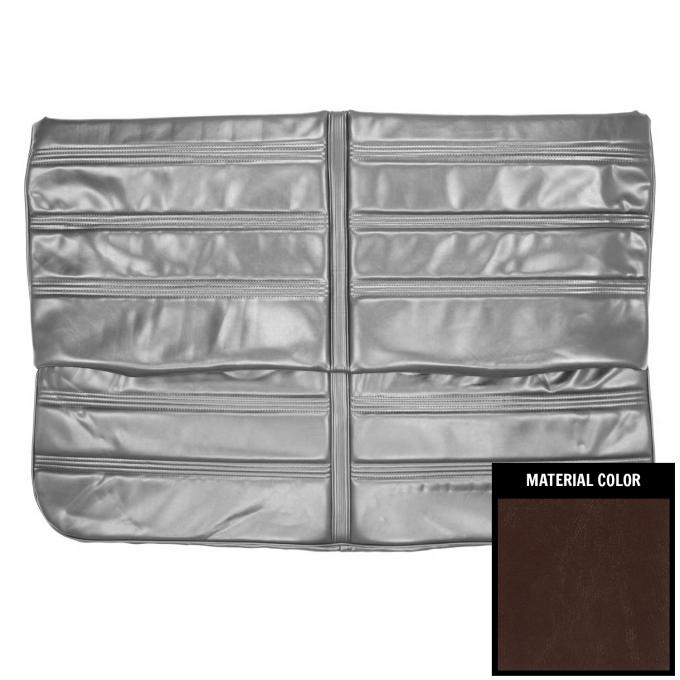 PUI Interiors 1978-1980 Chevrolet Malibu/Classic Maroon Rear Bench Seat Cover 78AS01C