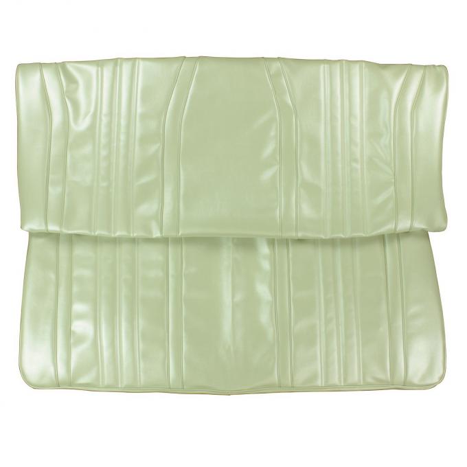 PUI Interiors 1968 Chevrolet Impala/SS Hardtop Ivy Gold & Dark Green Rear Bench Seat Cover 68BS4624C