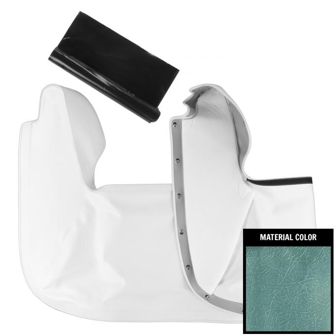 PUI Interiors 1964 Chevrolet Impala Light Blue Convertible Top Boot 64BT56