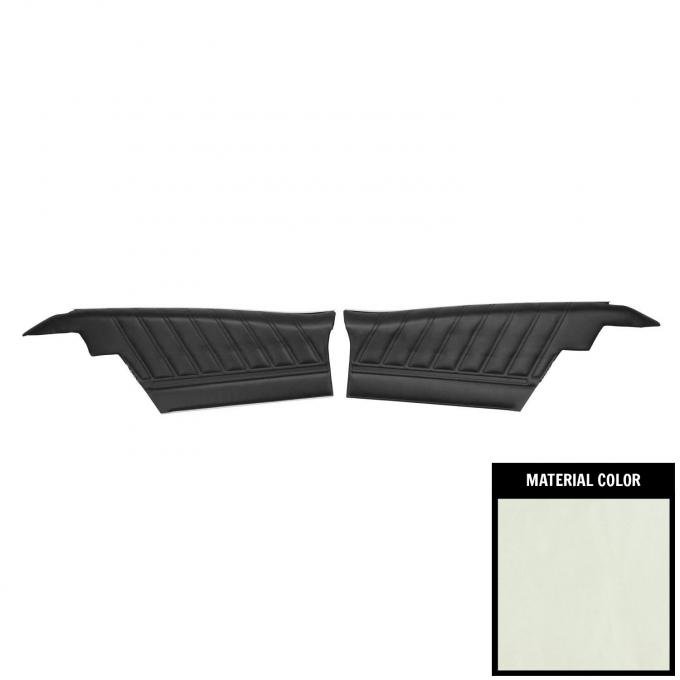PUI Interiors 1968 Chevrolet Impala Hardtop Pre-Assembled Pearl Rear Door Panels 68BD28C-P