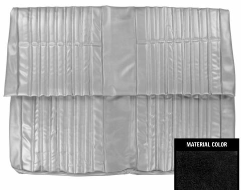 PUI Interiors 1970 Chevrolet Impala Convertible Black Rear Bench Seat Cover 70BSN10V