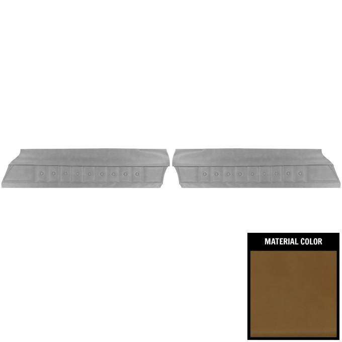 PUI Interiors 1974 & 1976 Chevrolet Malibu Light Saddle Front Door Panels 74AD36