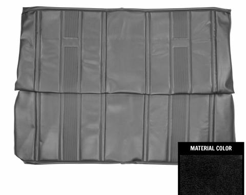 PUI Interiors 1965 Chevrolet Nova Hardtop Black Rear Bench Seat Cover 65XS10C